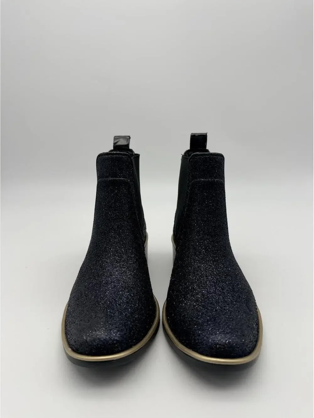Kate Spade Purple Glitter Rain Boots Women's Sparkle Pull On Chelsea Size 5 - Picture 8 of 11